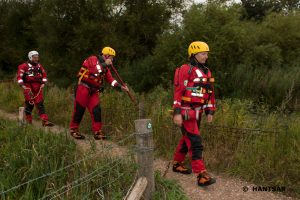 HANTSAR Team Members Searching a River Bank