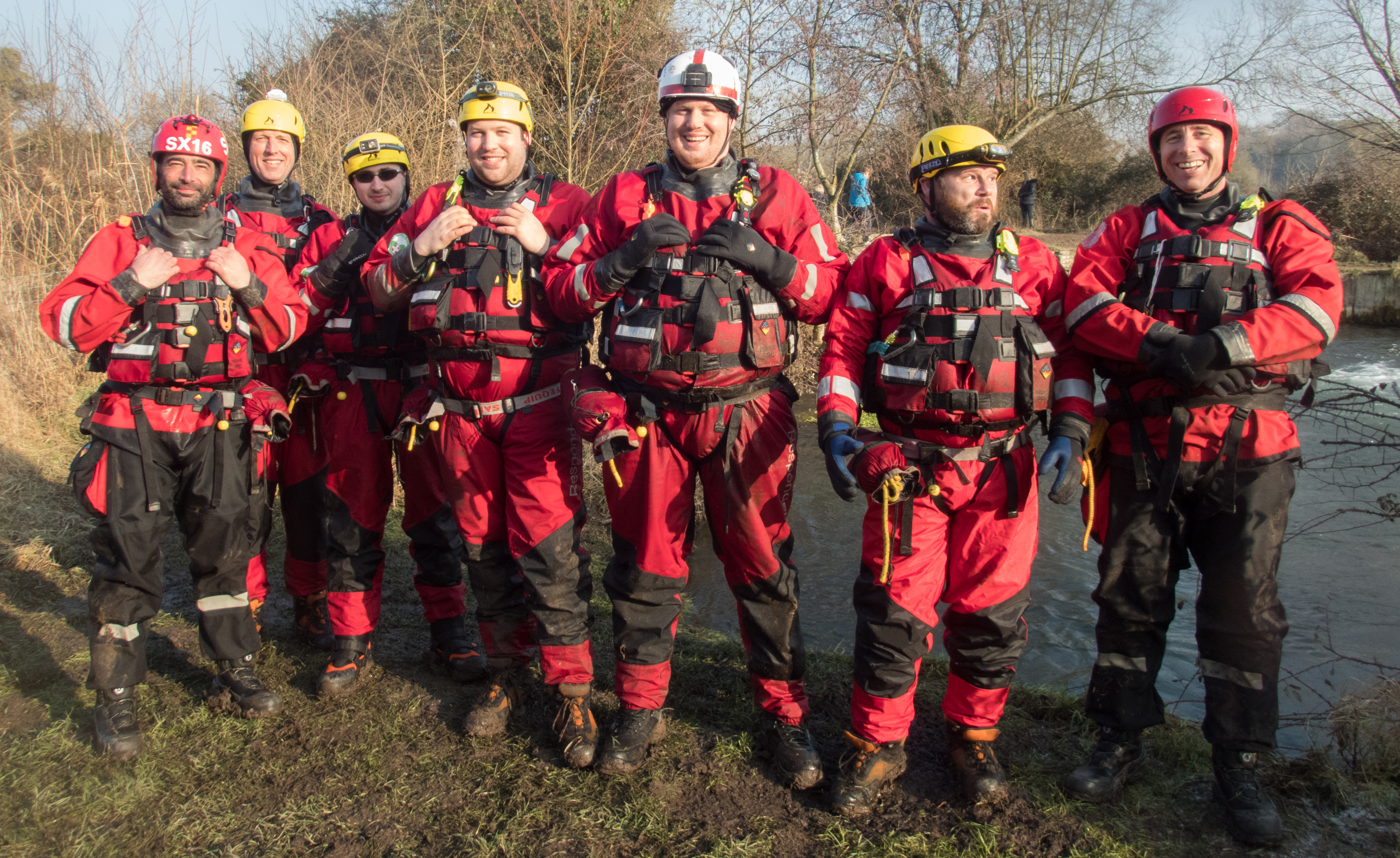 High level water rescue qualifications achieved by HANTSAR’s specialist