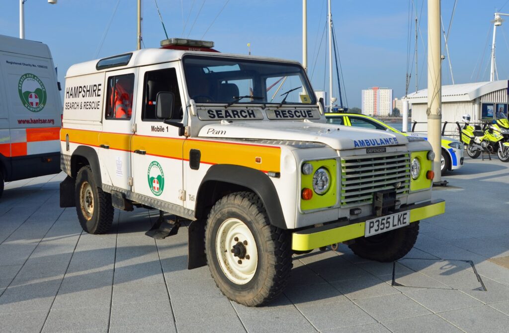 HANTSAR's second Land Rover