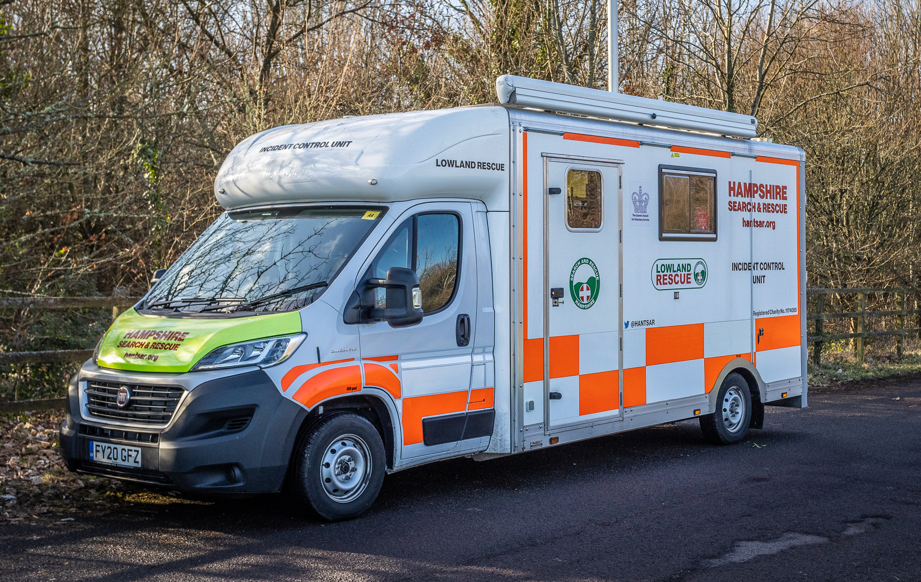 HANTSAR's fourth Incident Control Vehicle 2023