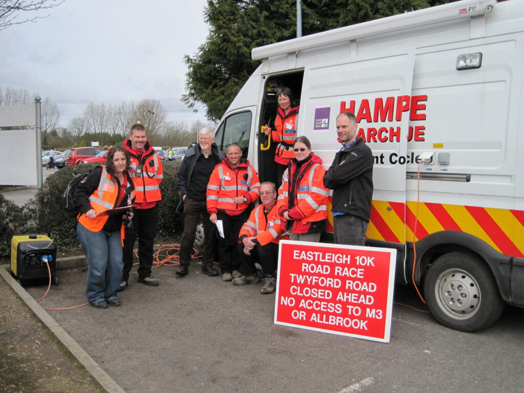 HANTSAR at Eastleigh 10k