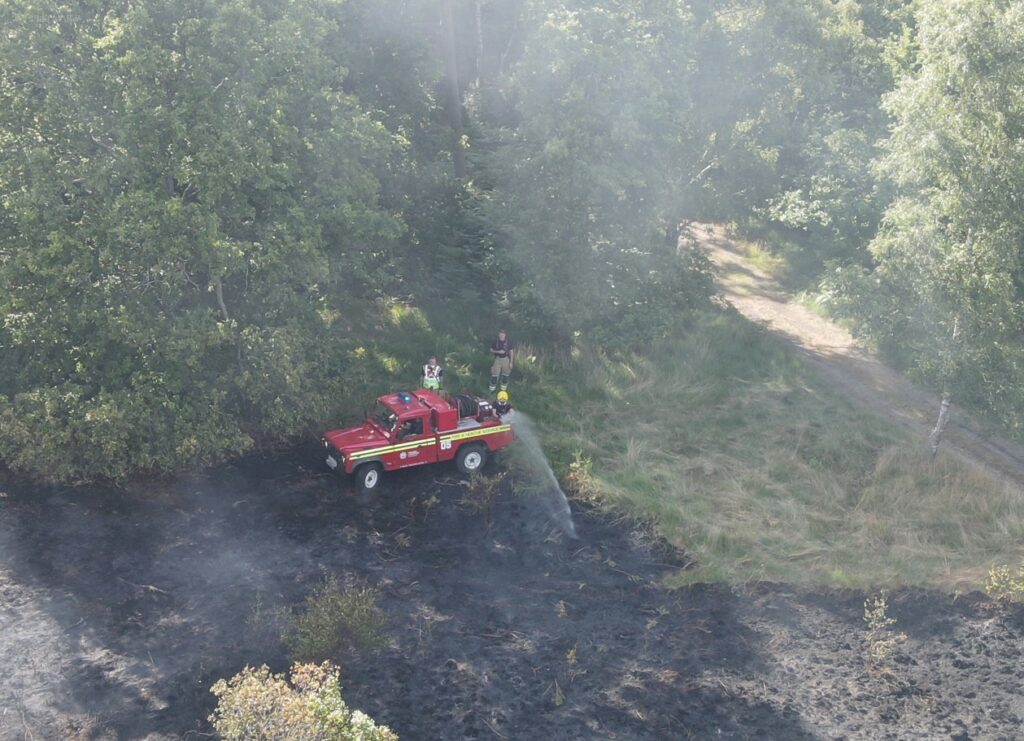 HANTSAR Drone Team assisting Hampshire and Isle of Wight Fire Service